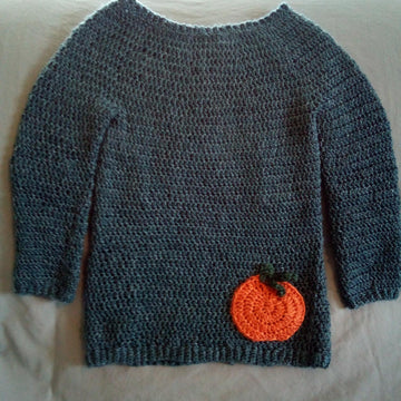 Fall Pumpkin Baby Pullover