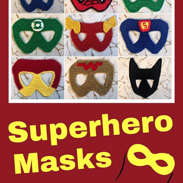 9 Superhero Masks Crochet Patterns