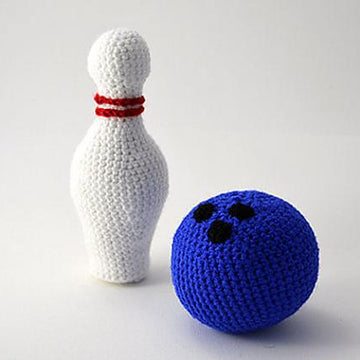 Bowling Ball Crochet Pattern, Bowling Pin Crochet Pattern, Bowling Amigurumi