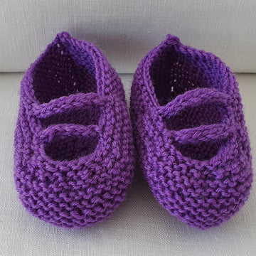 Veronica - 4ply baby shoes