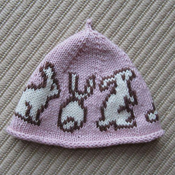 Bunny Yoke Pullover and Hat for Babies and Children