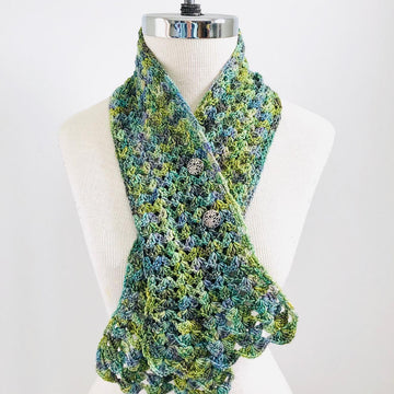 Elegant Lace Accent Scarf