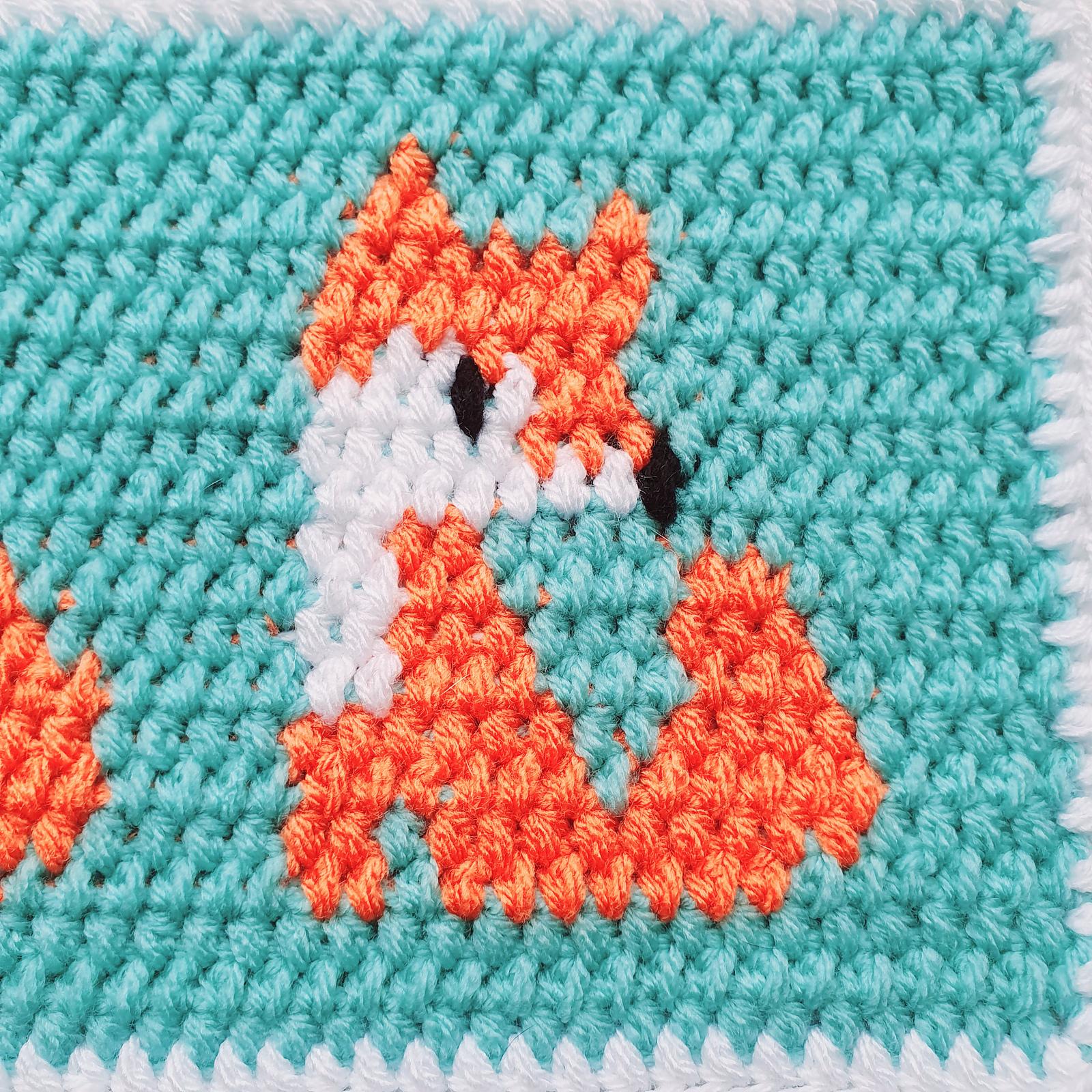 Tribal Fox Baby Blanket
