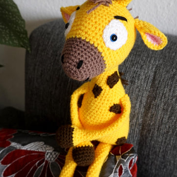 Häkelanleitung für die Schlenker Giraffe Jerry!