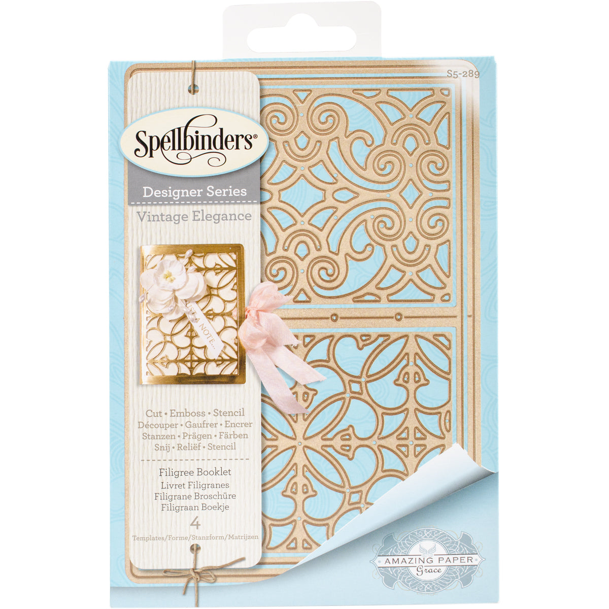 Spellbinders Shapeabilities Dies - Filigree Booklet