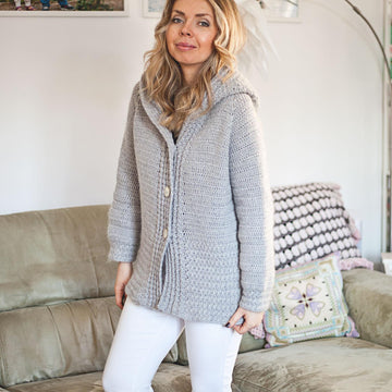 Mama Bear Hooded Cardigan
