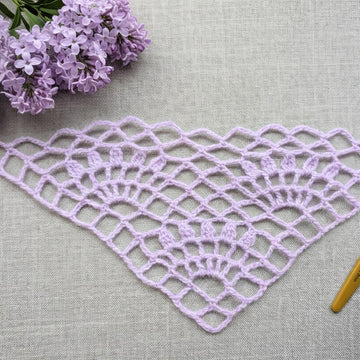 Crochet Bandana/Shawl Pattern/Chart #14