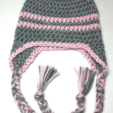 Half Double Crochet Striped Hat