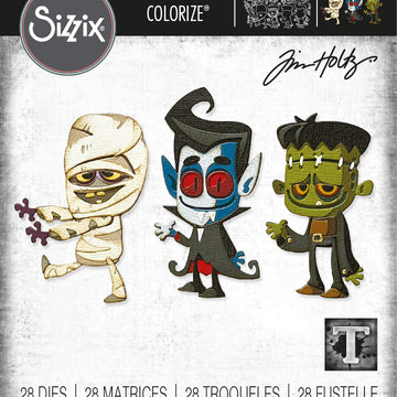 Sizzix Thinlits Die Set 28PK - Costume Party, Colorize