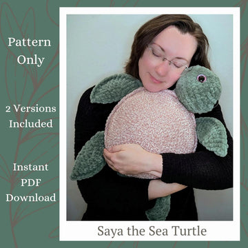 Saya the Sea Turtle - A Huggable Traveler