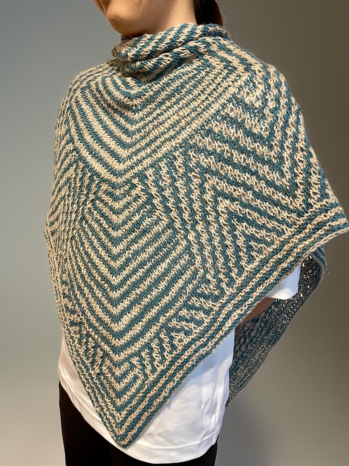 Crossroad shawl