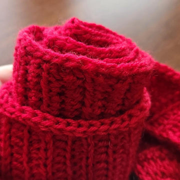 Skinny Sophia Crochet Scarf with I-Cord