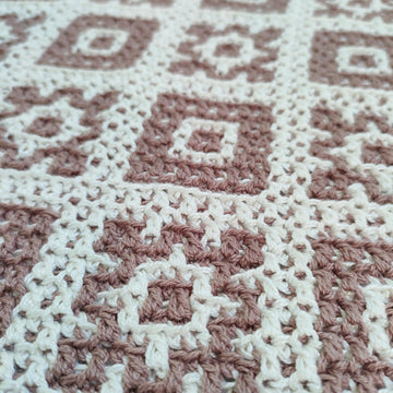 Chess baby blanket