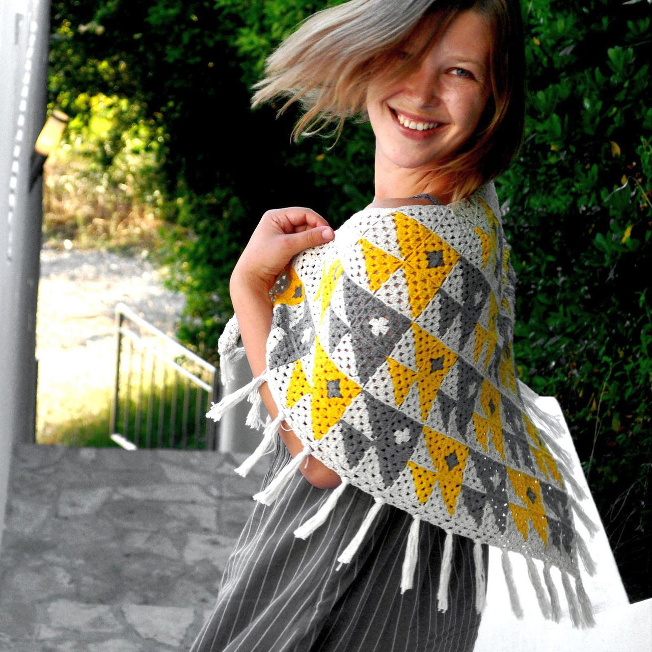 Granny Fish Shawl