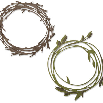 Sizzix Thinlits Dies By Tim Holtz - Funky Wreath
