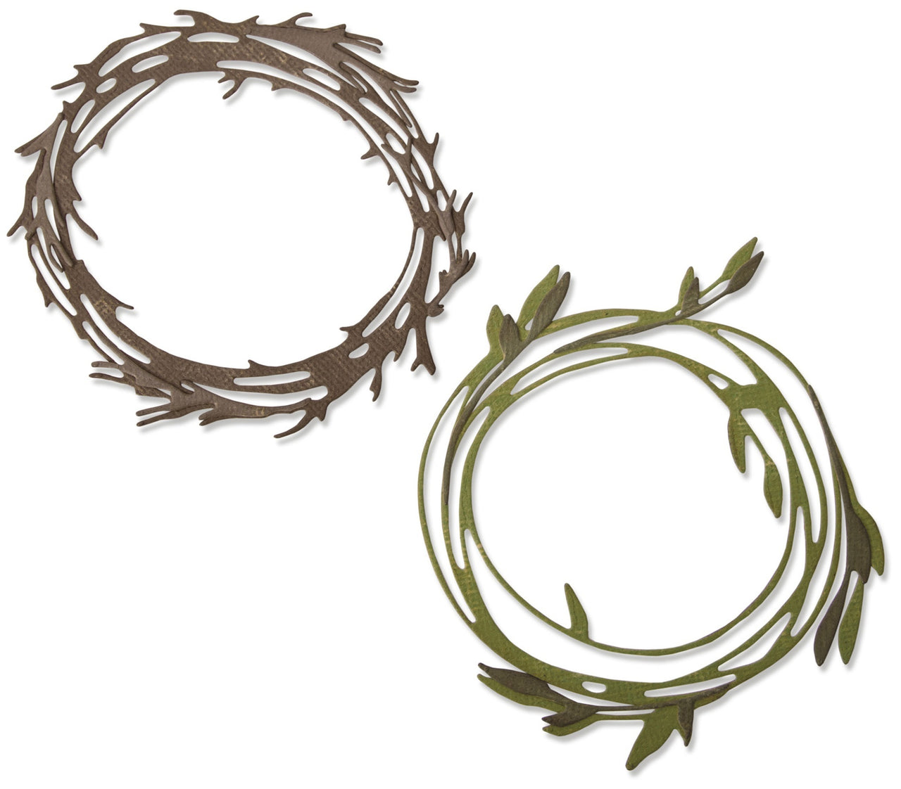 Sizzix Thinlits Dies By Tim Holtz - Funky Wreath