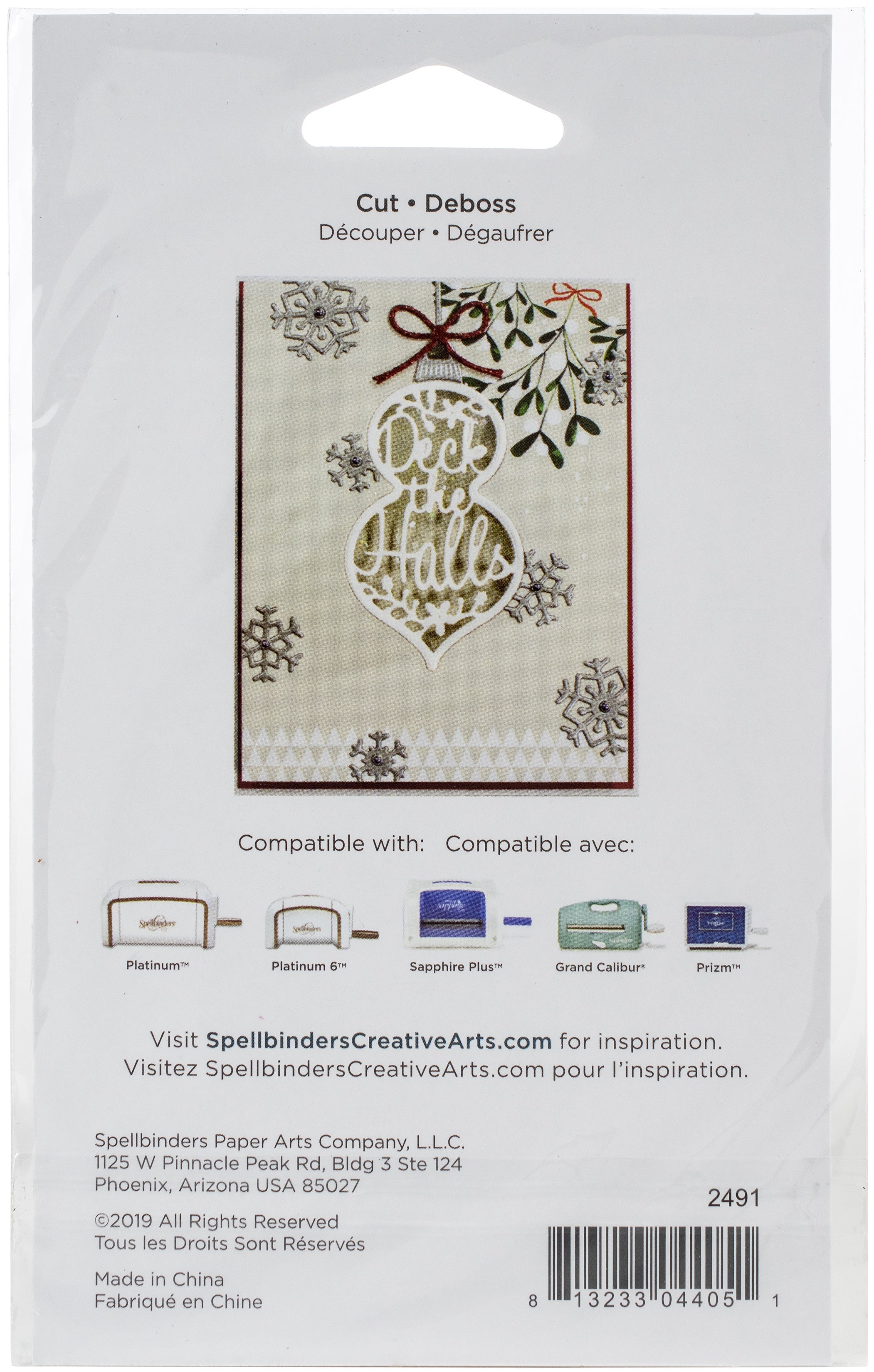 Spellbinders Shapeabilities Dies - Deck The Halls