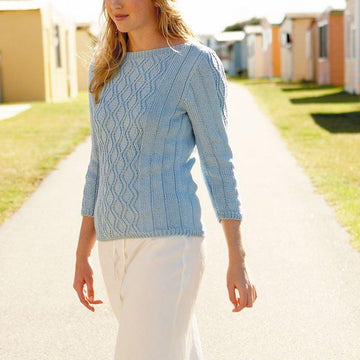 Hourglass Cable Sweater