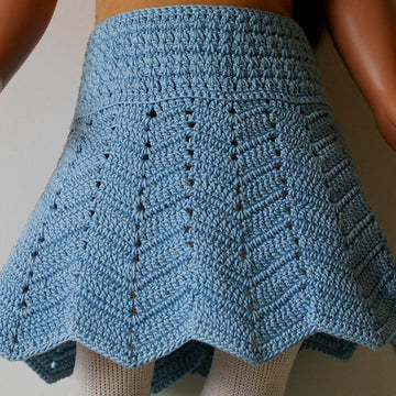 Chevron skirt for 18" dolls