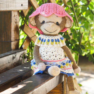 Crochet Doll Clothes Pattern - Outfit SUNFLOWER for large toys
