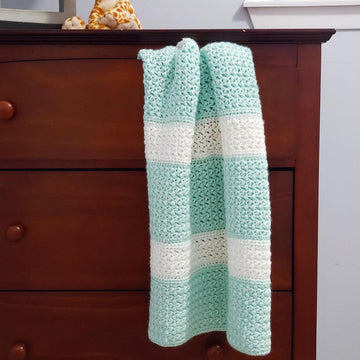 Sweet Stripey Dreams Baby Blanket