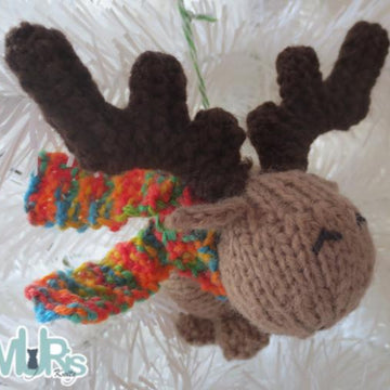 Chocolate Moose Hanging Ornament