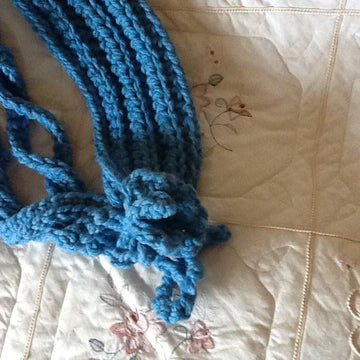 Blue Lagoon Chunky Scarf