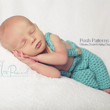 Baby Pants & Suspenders Crochet Pattern 326