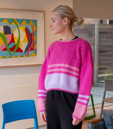 Cropped Pinky P Sweater