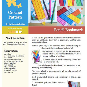 017 Pencil Bookmark