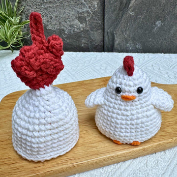 Hen Flip the Bird: Surprise Funny Amigurumi