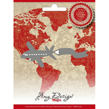 Find It Trading Amy Design Map Die - Airplane