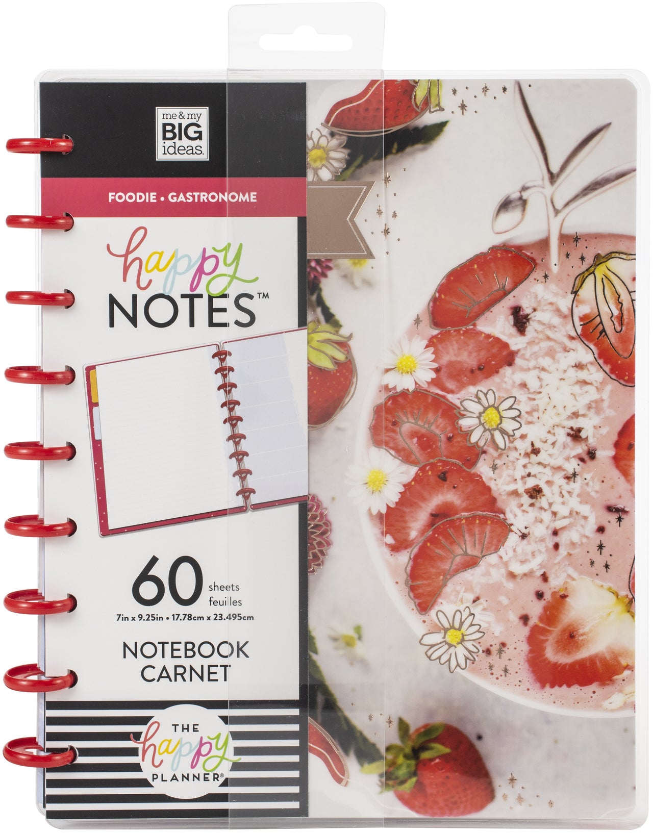 Happy Planner Medium Notebook W/60 Sheets - Recipe Foodie