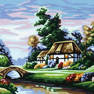 Gobelin-L Thatched Cottage Tapestry Kit - 50cm x 35cm