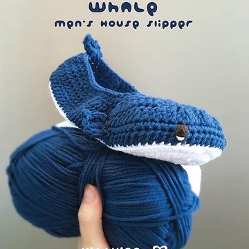 Whale Men’s House Slipper