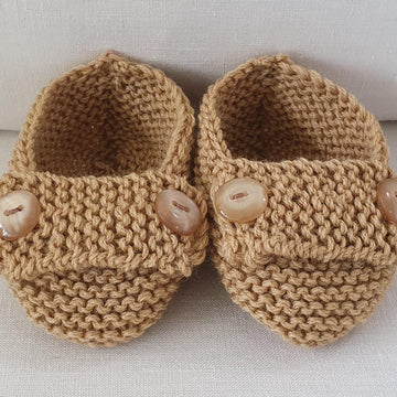 Nadia - Baby shoes with buttoned strap