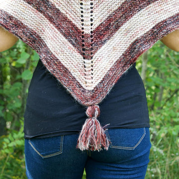 Flickering Flames Shawl