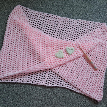 Crochet Romantic Knot Wrap Pattern