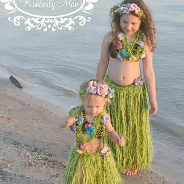 Hula Girl / Luau Set Newborn-Teen