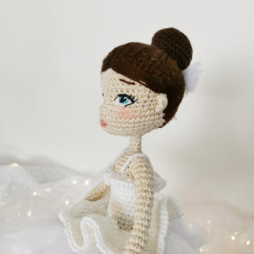 Clara the Ballerina in White Tutu