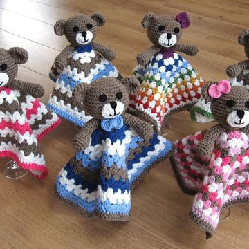 Bear Lovey Security Blanket
