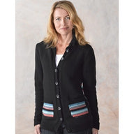 290 Selene Striped Cardigan - Knitting Pattern for Women in Valley Yarns Superwash DK