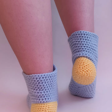 The 'Easter Bunny' crochet socks