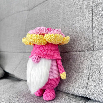 Peony Flower Gnome