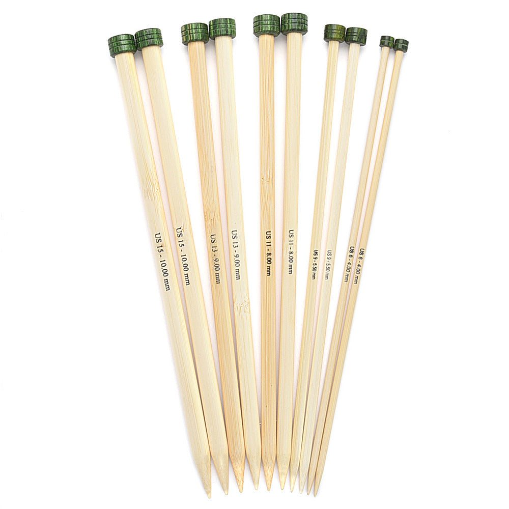 Knitter's Pride Bamboo 10" Single Pointed Needle (1 pair)