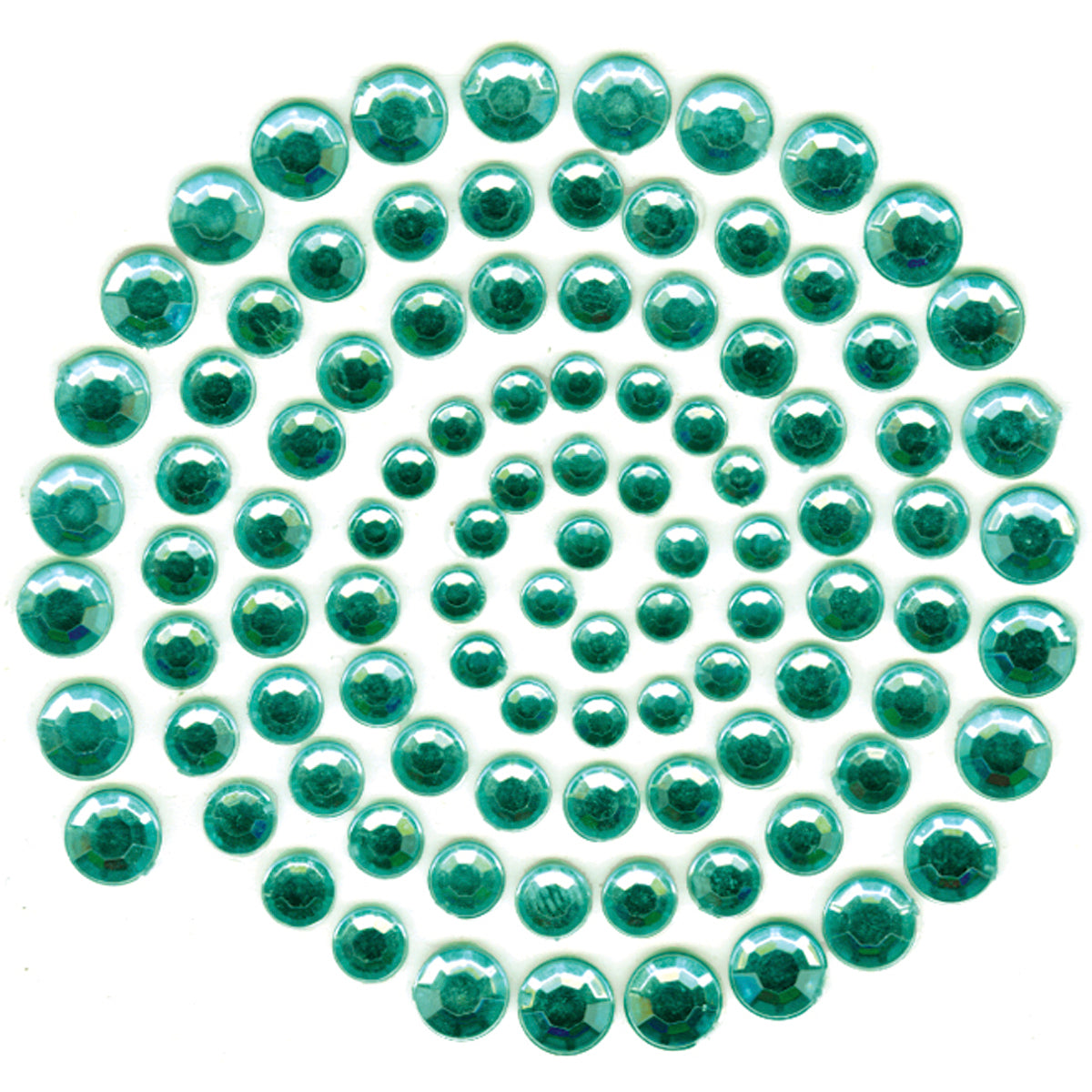 Kaisercraft Adhesive Rhinestones 100/Pkg - Island Lagoon