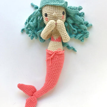 Diega the mermaid and Hank the pirate Amigurumi patterns
