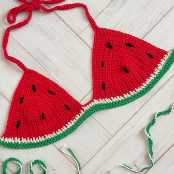 Crochet Watermelon Bikini