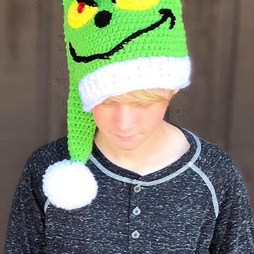 Grinch Christmas Elf Hat