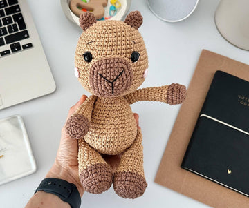 Capybara Amigurumi Crochet Pattern PDF – Capybara Soft Toy, Stuffed Animal Tutorial